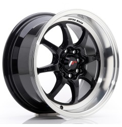 JR Wheels TF2 15x7,5 ET10 4x100/114 Gloss Black
