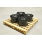 Set of JR11 16x8 ET25 4x100/114 Matt Black