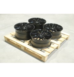 Set of JR28 18x7,5 ET40 + 18x8,5 ET40 5x112 Gloss Black