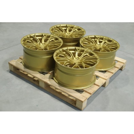 Set of CVR1 20x10 ET30 + 20x11 ET35 5x120 Gloss Gold