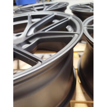 Set of SL01 19x9 ET32 + 19x10,5 ET38 5x114,3 Matt Gun Metal