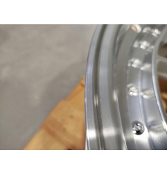 Set of JR40 19x9,5 ET22 + 19x11 ET22 5x114,3 Silver Machined Face