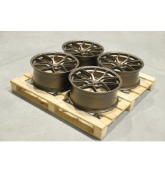 Set of SL01 19x8 ET40 5x114,3 Matt Bronze
