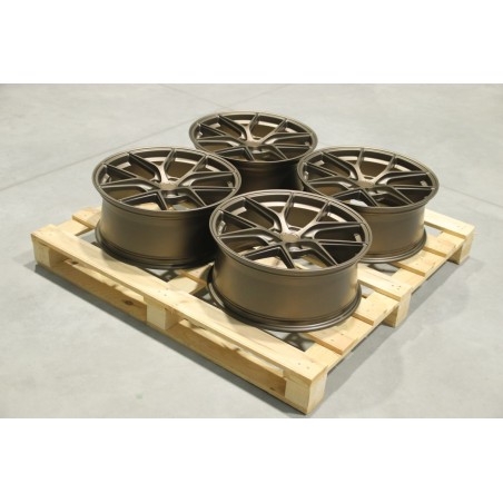 Set of SL01 19x8 ET40 5x114,3 Matt Bronze