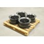 Set of JR6 18x8,5 ET22 5x114,3/120 Gloss Black w/Machined Lip