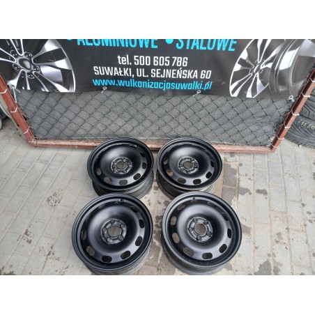 4x używane felgi stalowe 15 5x100 ET38