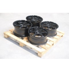 Set of JR3 18x8 ET35 + 18x9 ET40 5x114,3 Gloss Black