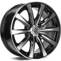 Alloy Wheels Carbonado Raven Czarny 14"" 4x100 4x98