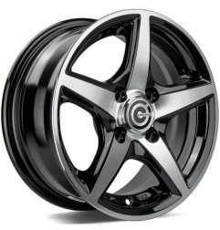 Alloy Wheels Carbonado Crow Czarny 13"" 4x100 4x98