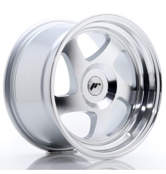 JR Wheels JR15 16x9 ET20 BLANK Silver Machined Face