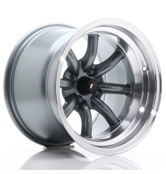 JR Wheels JR19 15x10,5 ET-32 4x100 Gun Metal w/ Machined Lip