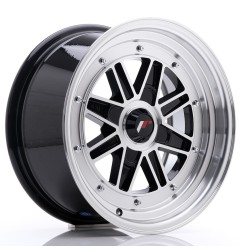 JR Wheels JR31 15x7.5 ET20 4H BLANK Gloss Black Machined Face