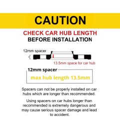 JRWS2 Spacers 12mm 5x120 72,6 72,6 Silver