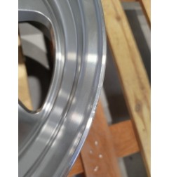 Set of JR15 17x9 ET25 5x100 Silver Machined Face